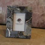 stone plus india grey agate photo frame