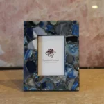 stone plus india blue agate photo frame