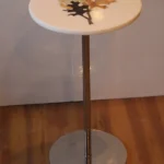 Side Table Marble Inlay 12 - View 2