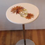 Side Table Marble Inlay 13 - View 2