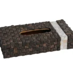 opulent homes taadiwood white mother of pearl tissue box 1052