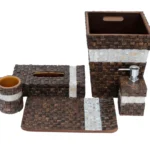 Taadiwood Mother of Pearl Bath Set - View 3