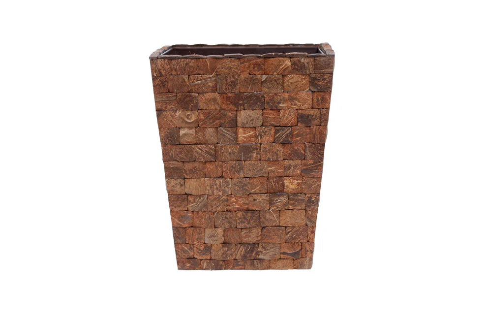 opulent homes coconut shell dustbin 10