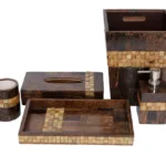opulent homes taadiwood bamboo bath set