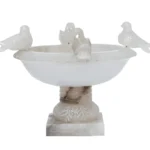 opulent homes alabaster bird bath