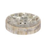 White Mother Of Pearl Bath Set - View 10