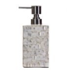 White Mother Of Pearl Bath Set - View 5