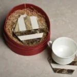 Coasters Dark Brown Hexagon - View 2