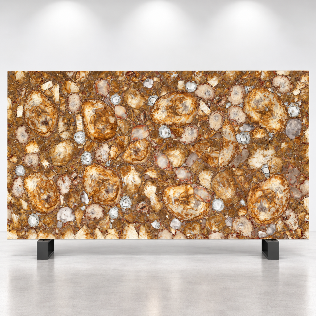 Petrified Wood Brown Slab/ Tabletop