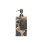opulent homes black agate bath set