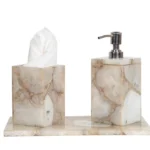 White Agate Bath Set - View 2