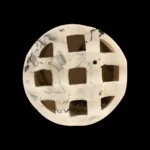 opulent homes black and white resin ashtray closed