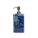 opulent homes blue agate bath set