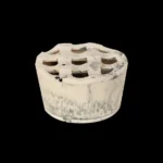 Ashtray Black and White Resin closed - View 3