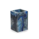 opulent homes blue agate bath set