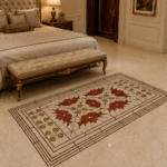 Lotus Design Marble Inlay Flooring Pattern/ Carpet - View 2