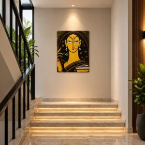 Marble Inlay Wall Mural/ Artwork Maiden | Stone Plus India