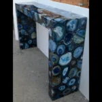 Blue Agate Console with Mirror - View 2