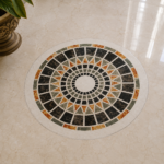 Stone Plus India Marble Inlay Floor Medallion Round - View 2