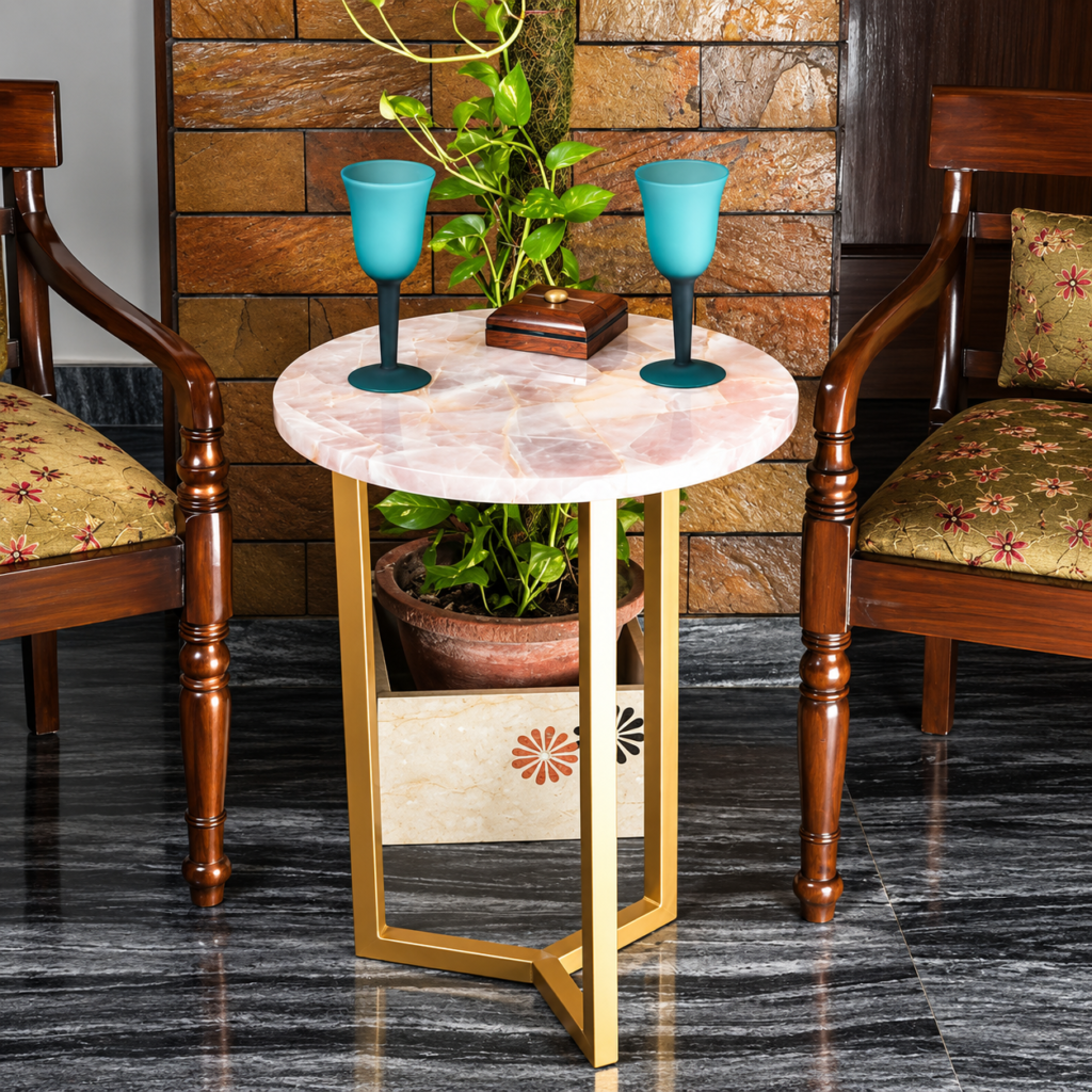Rose Quartz Random Pattern Table