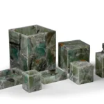 Green Fluorite Bath Set of 7 Pieces - View 2