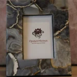 stone plus india grey agate photo frame