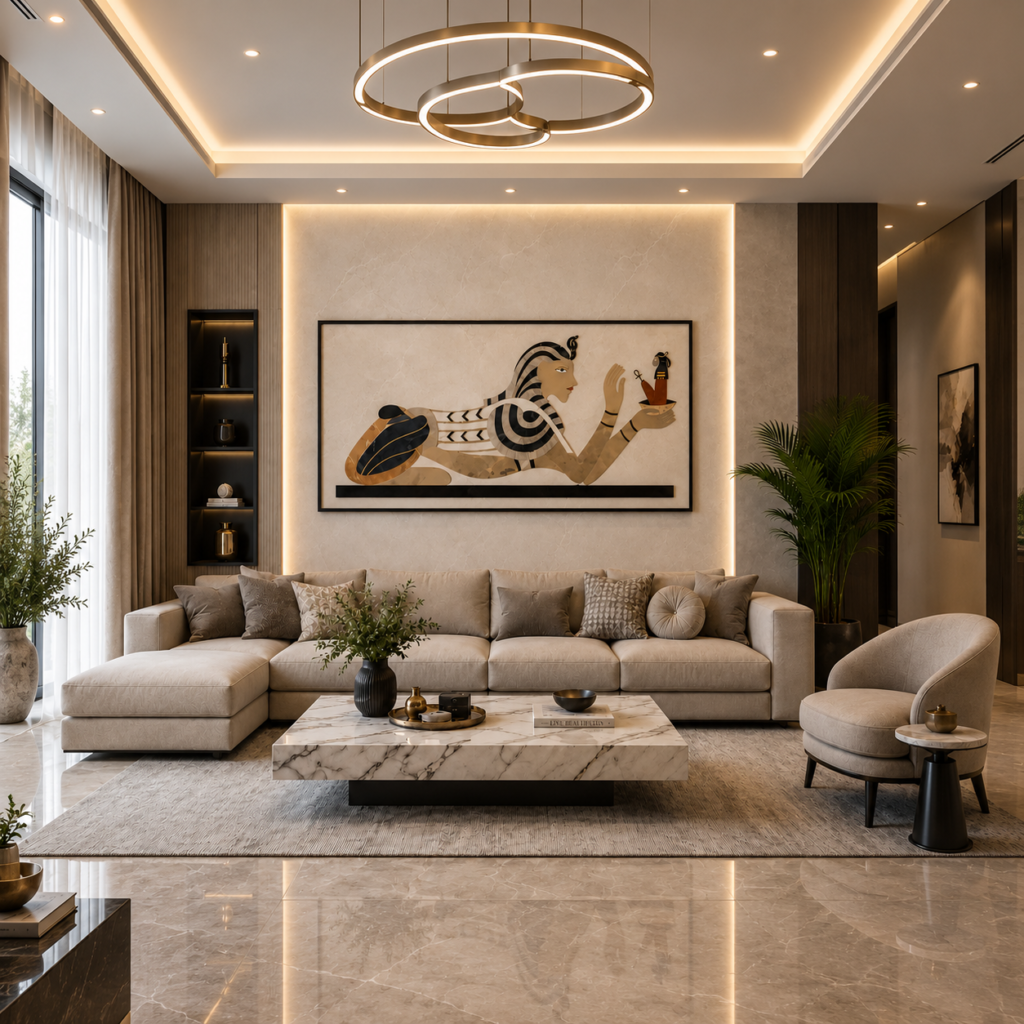 Wall Mural Egyptian Theme | Stone Plus India