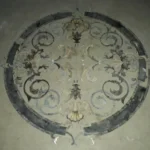 Flooring Marble Inlay Medallion - View 2