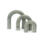 opulent homes green bidasar marble set of 3 decorative home