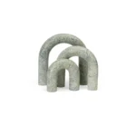 opulent homes green bidasar marble set of 3 decorative home