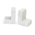 stone plus india white marble bookend l shape