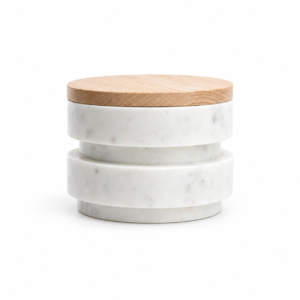 Bowl White Marble Nut/Salt