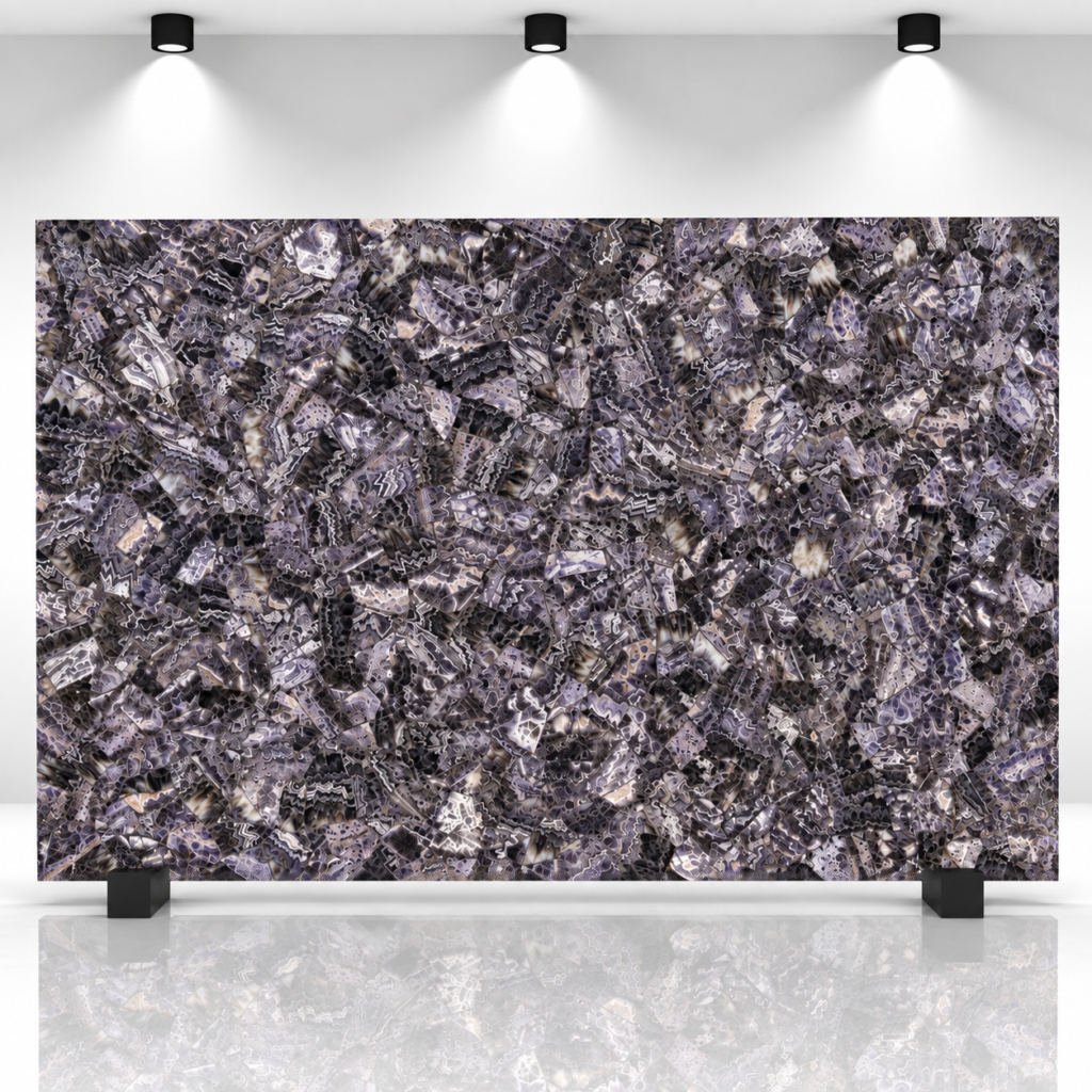Amethyst Semi Precious Stone Slab