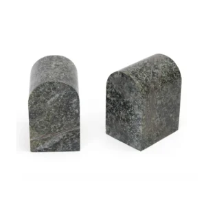 stone plus india green bidasar marble bookend dome shape