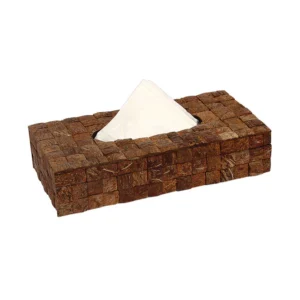 opulent homes opulent homes coconut shell tissue box 1052
