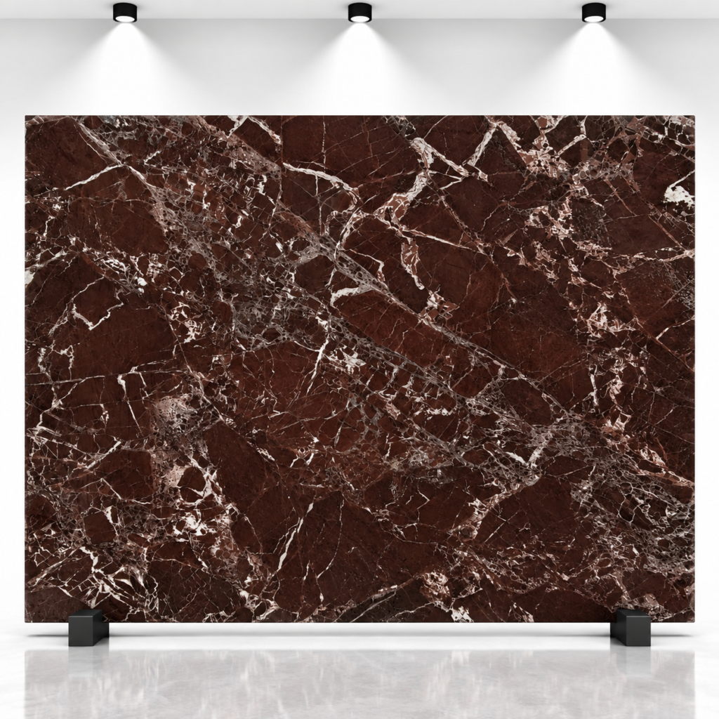 Rosso Lavante Marble Slab