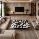 Black And White Marble Tabletop