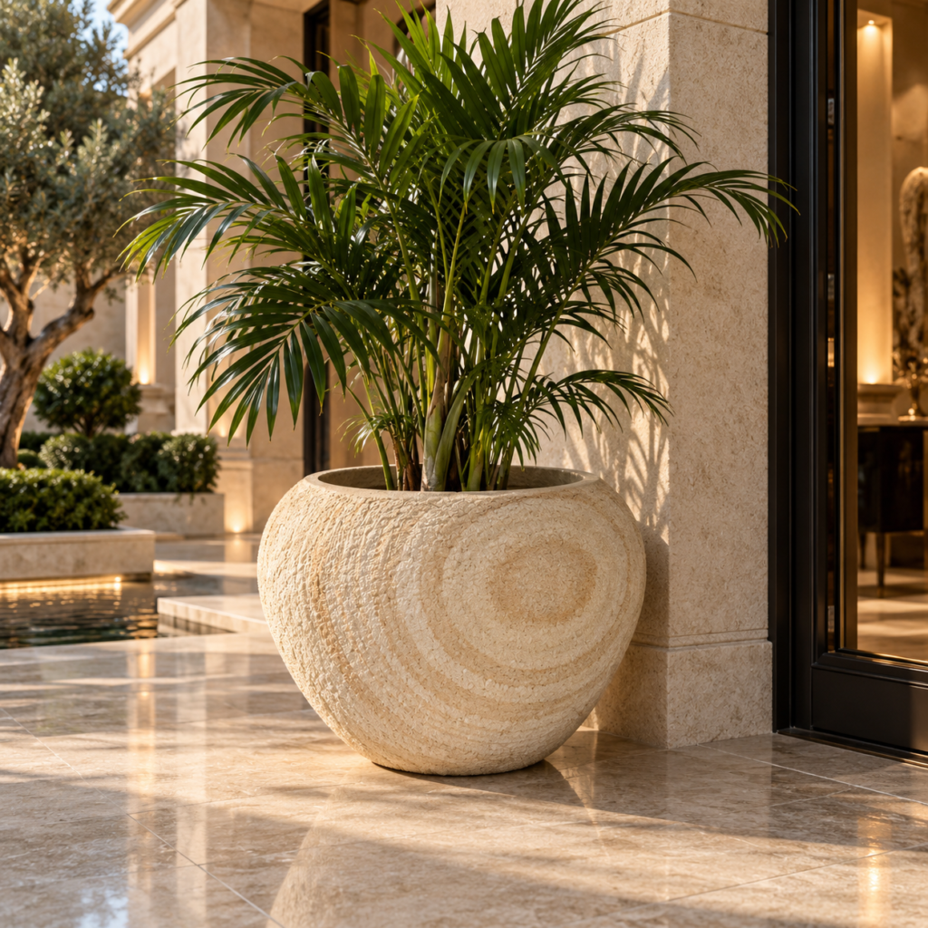 Planter - The Moon Vessel Planter - Sandstone