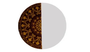 opulent homes zardosi embroidered mirror frame