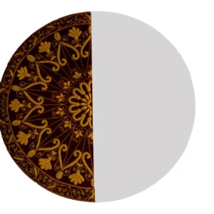 opulent homes zardosi embroidered mirror frame