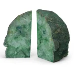 stone plus india green agate bookend