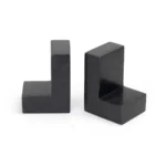 stone plus india black marble bookend l shape