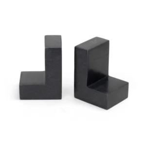 stone plus india black marble bookend l shape