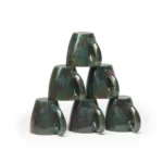 opulent homes green aventurine cups
