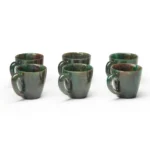 opulent homes green aventurine cups