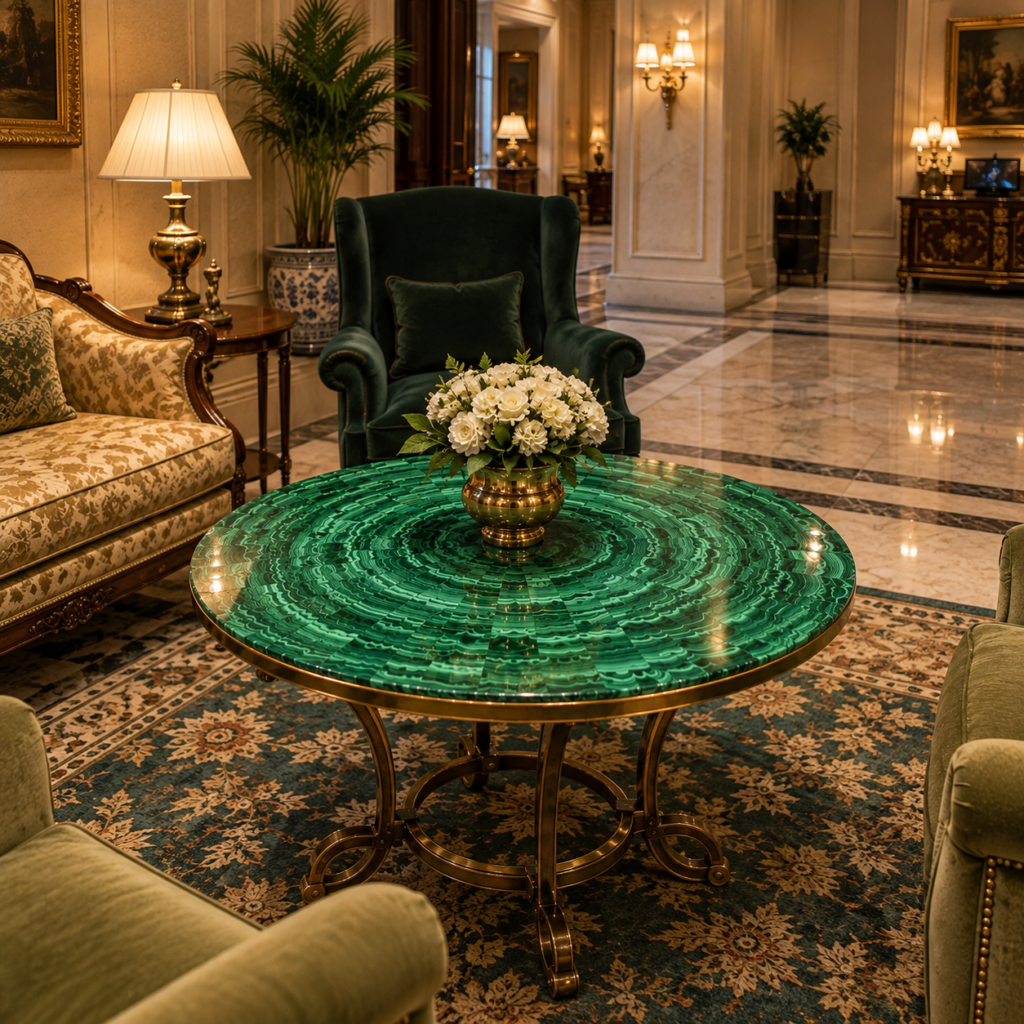 Malachite Round Tabletop