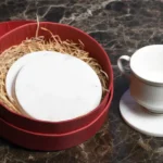 Coasters White Marble - View 2