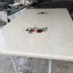 Marble Inlay Dining Table - View 5