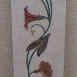 Trumphet Flower Marble Inlay Border - View 2