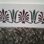 Greek Honey Suckle Pattern Marble Inlay Border - View 4